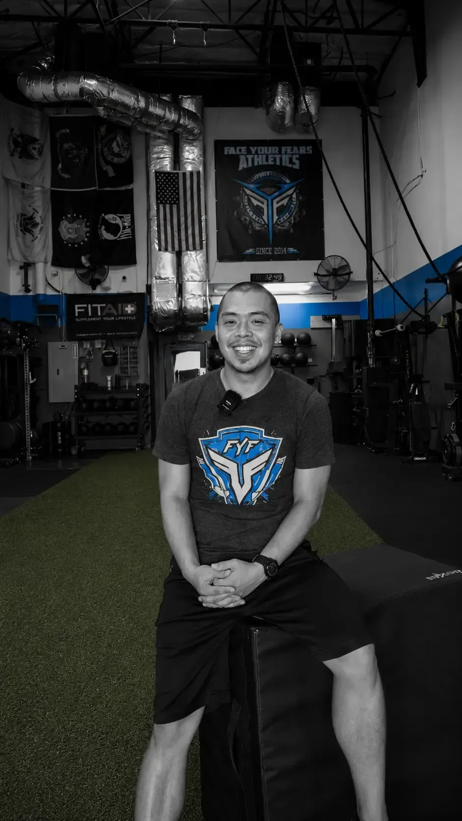 Coach Frank, youth and adult coach at Face Your Fears Athletics